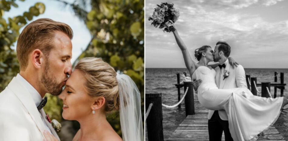 Harry Kane tiene 29 años, lleva tres años de casado y conoció a su esposa desde que tenía 12 abriles