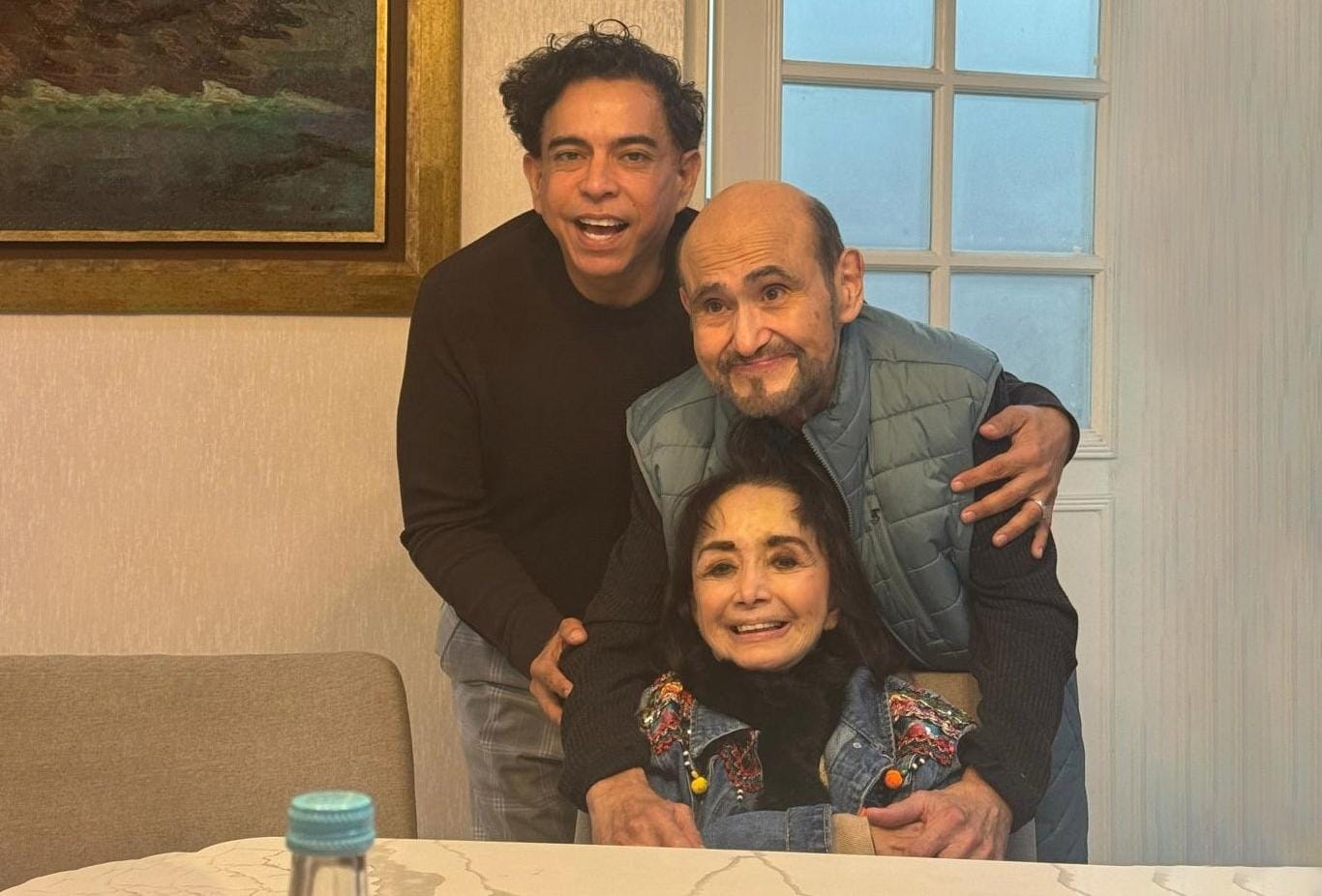 Ernesto Pimentel, Edgar Vivar y María Antonieta de las Nieves