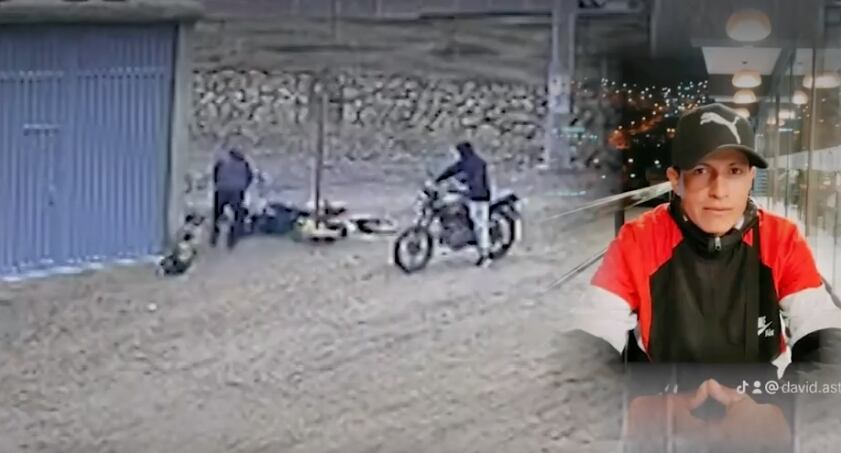 Padre de familia fue asesinado en la vía pública. Foto: captura/América Noticias