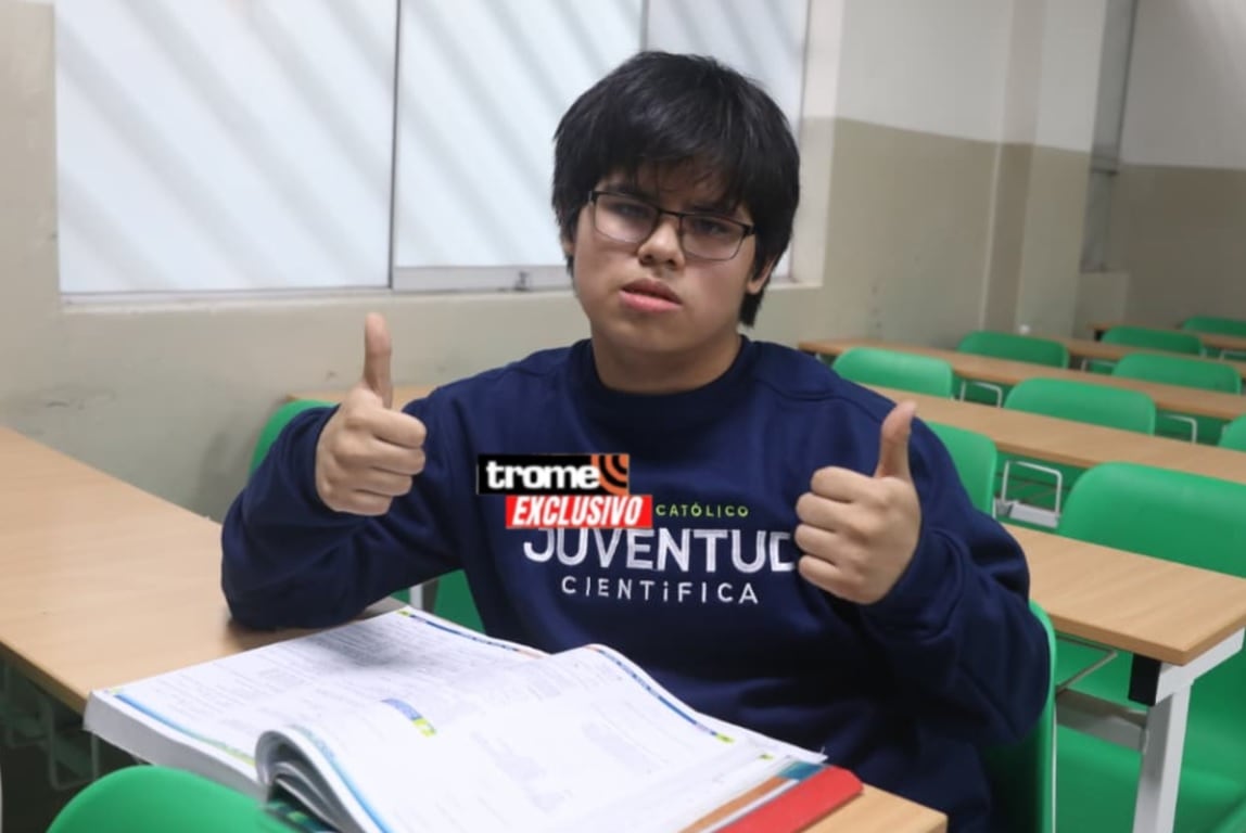 Javier Reyes Zeballos vive en El Agustino y estudió en el colegio Juventus Científica. Logró el segundo puesto del cómputo general en admisión UNI 2026-II. (Entrevista: Isabel Medina / Trome).