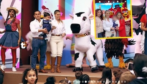 Brunella y Richard celebraron 1 añito de su hijo a lo GRANDE: Pantallas gigantes, dos animadoras, Ethel y Janet fueron invitadas