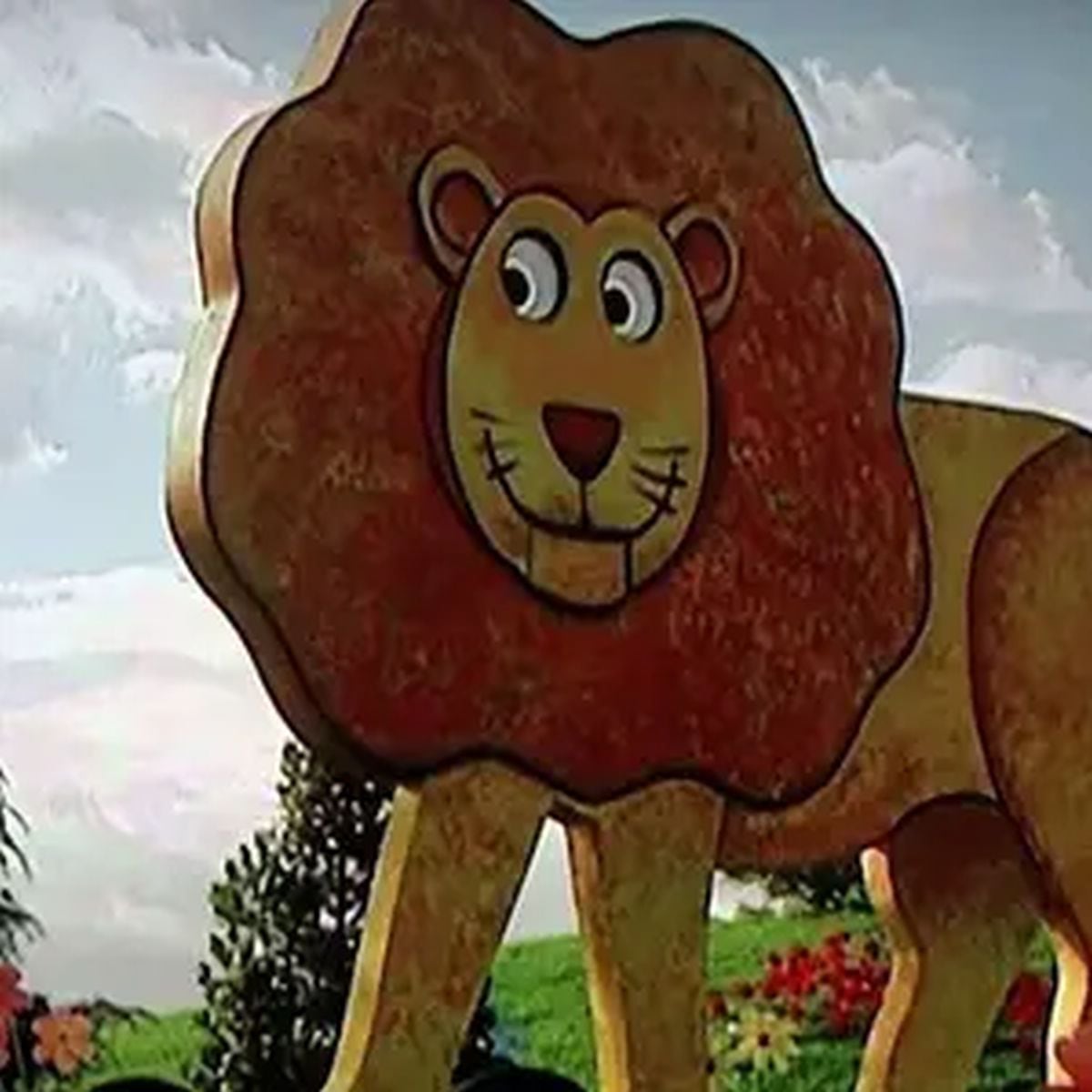 La imagen de este león causó mucho miedo en los menores que veían los "Teletubbies" (Foto: BBC)