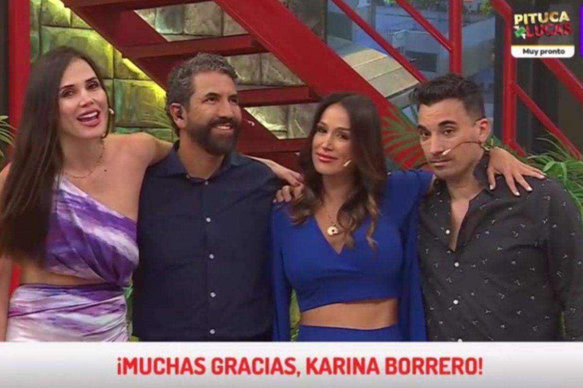 Se despidió entre lágrimas de sus compañeros de 'Arriba mi gente'. Foto: Captura Latina.