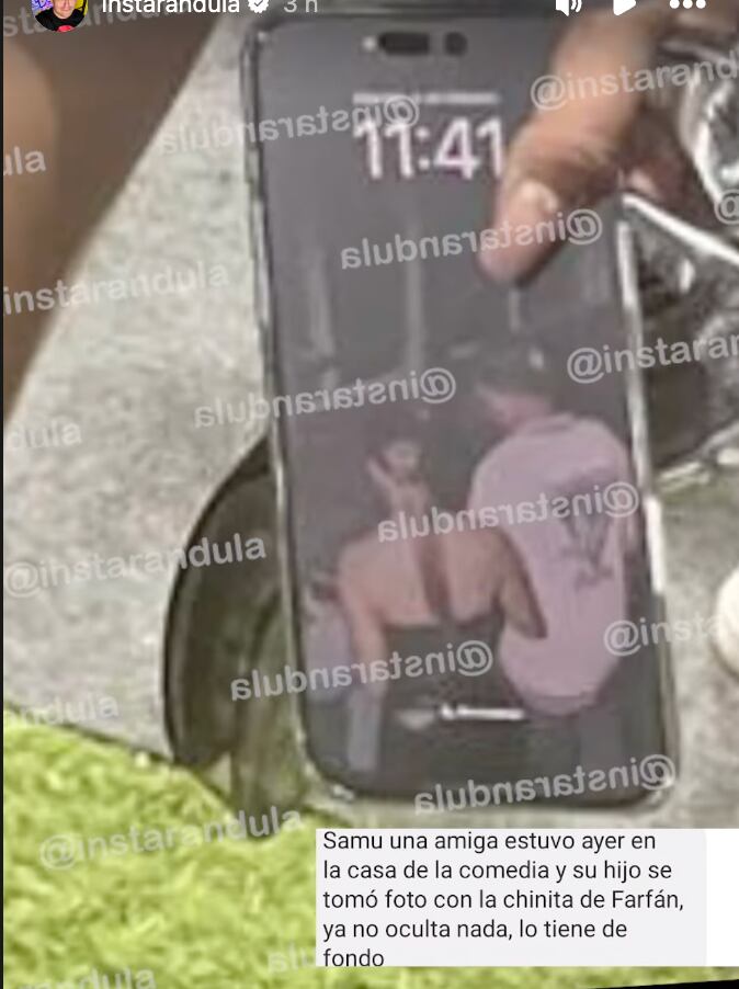 El celular de Xiomy Kanashiro