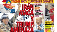 IRÁN ATACA Y TRUMP AMENAZA BORRARLO DEL MAPA