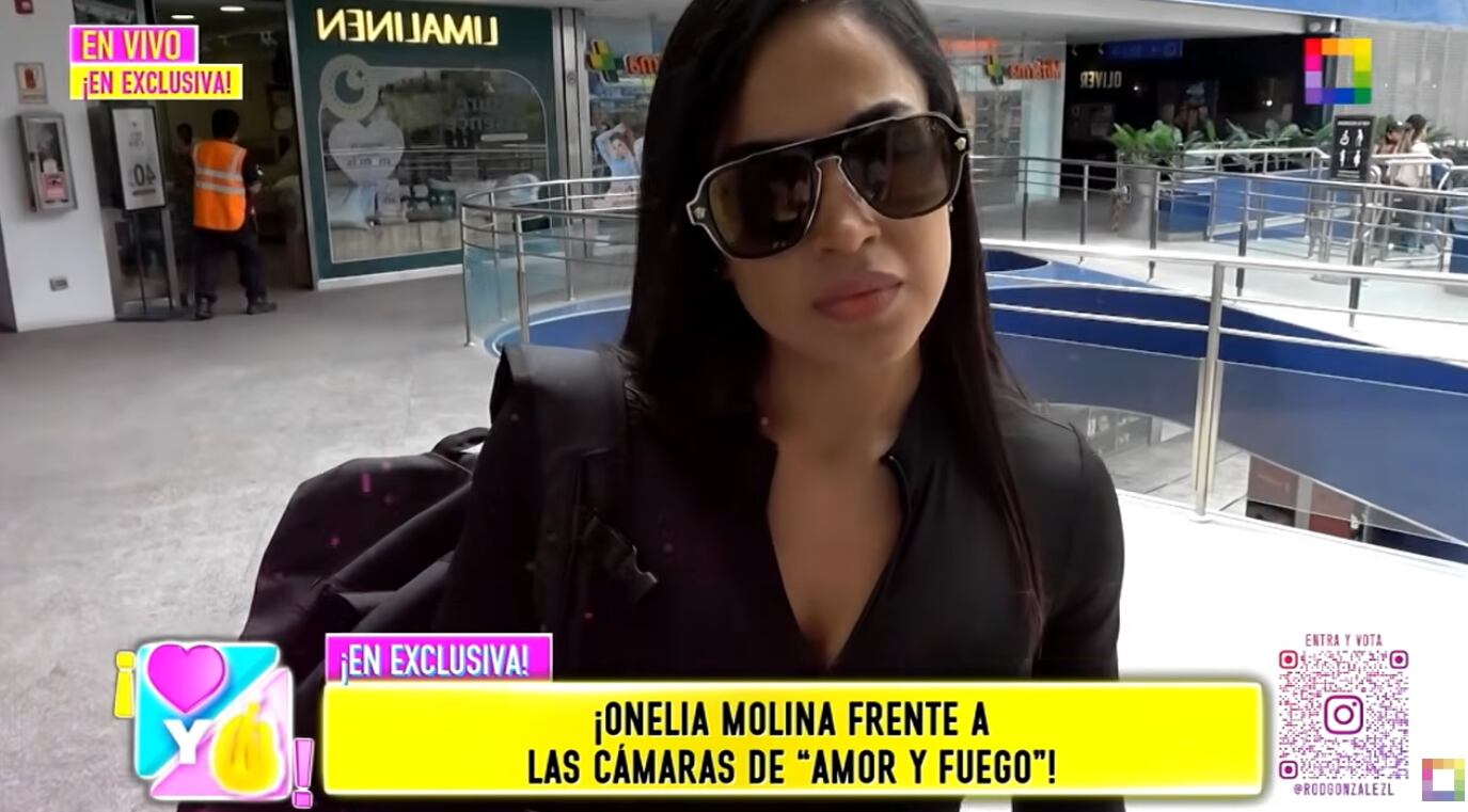 Onelia Molina se corré de las cámaras de 'Amor y fuego'.