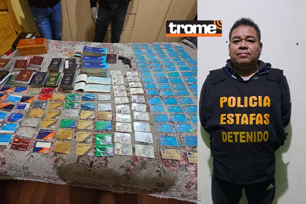 Según la Policía, Mauricio García sería el más grande adulterador y falsificador de pasaportes de Sudamérica.