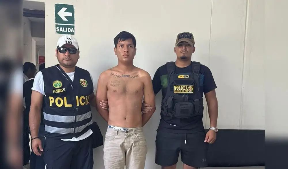 Alias 'Mocha', presunto sicario que acribilló a policía y empresario en Sullana, fue capturado.