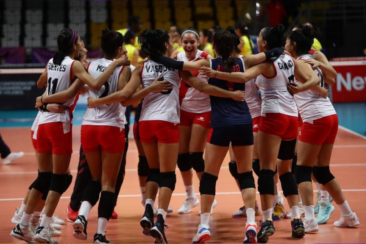 Selección peruana de vóley sub 17 obtuvo su boleto al mundial de la categoría. (Jesús Saucedo @gec)