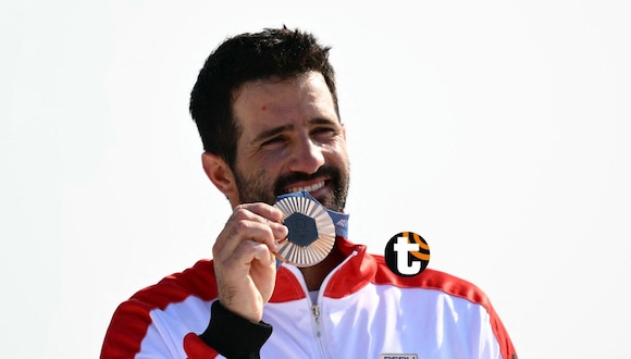Así fue la premiación a Stefano Peschiera tras ganar el bronce en París 2024. (Video: ATV)
