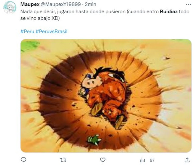 Raúl Ruidiaz fue el blanco de los memes de las redes sociales tras el término del Perú vs. Brasil