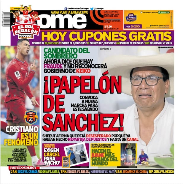 Portada Trome