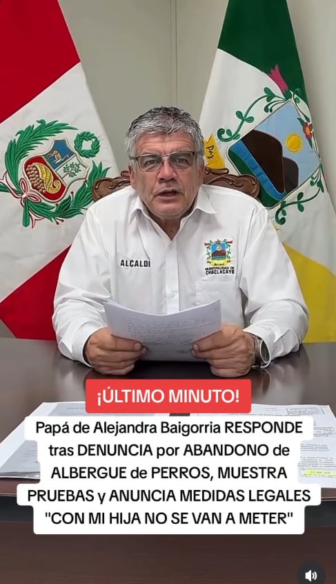 Sergio Baigorria sale al frente tras ser denunciado por abandonar albergue de animales en Chaclacayo.