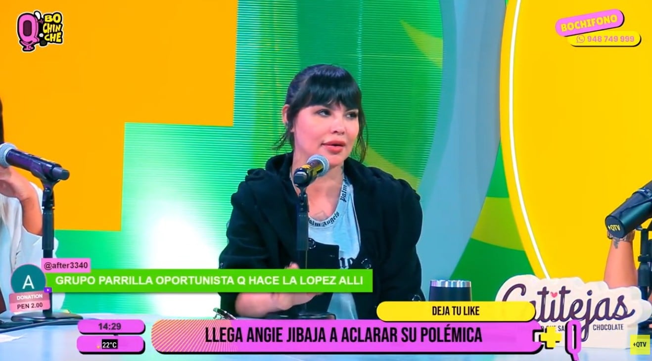 Angie Jibaja revela apoyo de Jean Paul Santa María y Romina Gachoy.