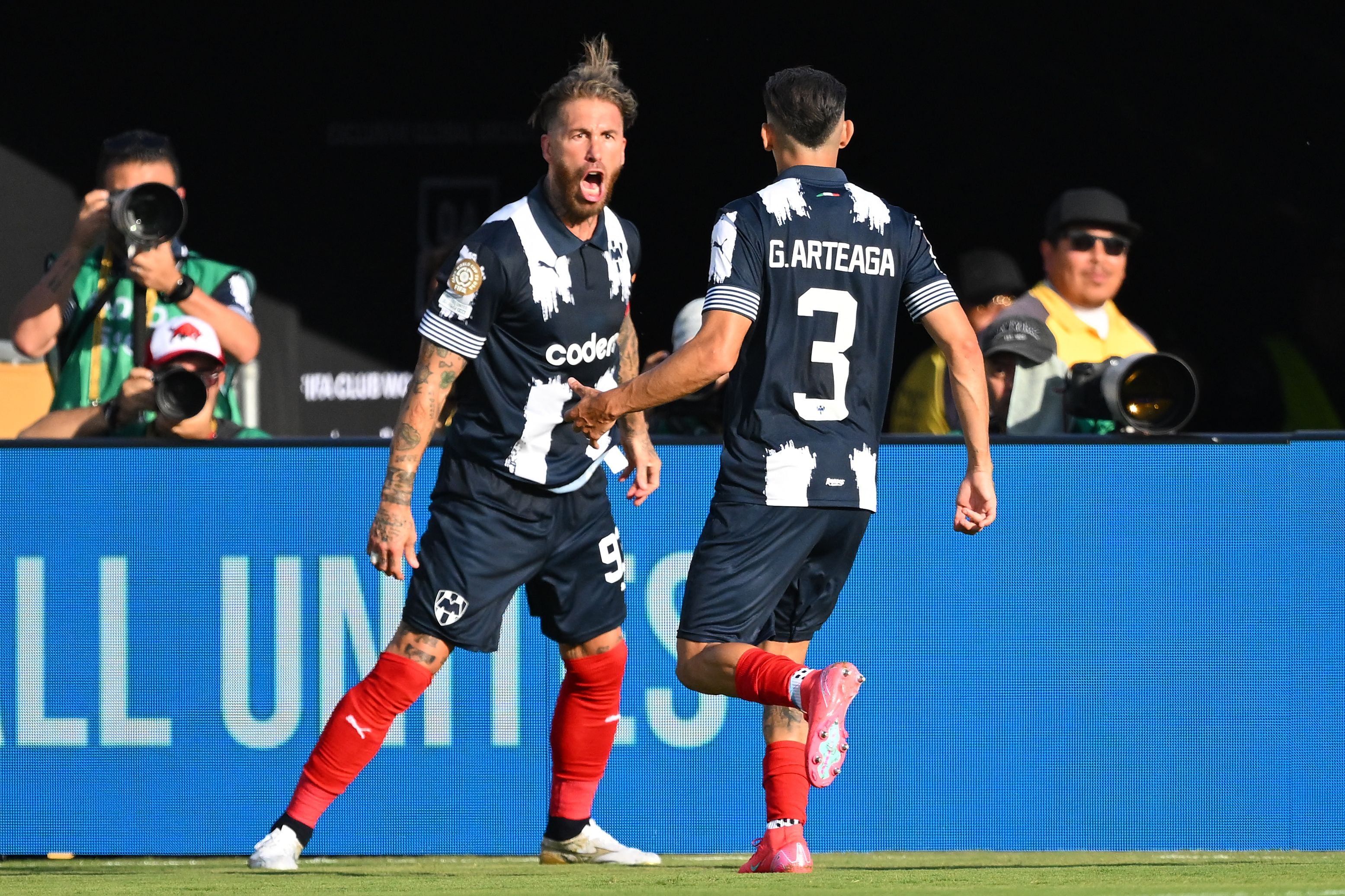 Sergio Ramos marcó el gol de Monterrey sobre el Inter. (Agencias)
