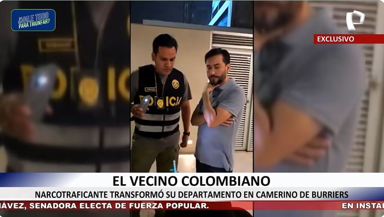 Narco colombiano tenía su búnker en departamento en San Miguel. Foto: Panorama