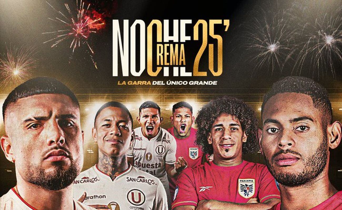 Universitario vs Panamá: rival confirmado para la Noche Crema 2025