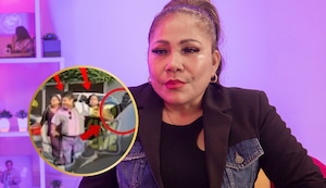 Marisol protagoniza tremenda pelea callejera: Corretea y lanza manotazos contra un hombre en El Polo