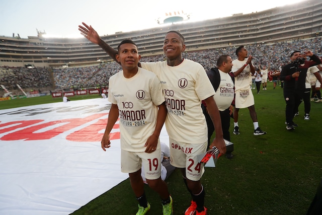 Celebración de Universitario como ganador del Torneo Apertura (Fotos: Jesús Saucedo)