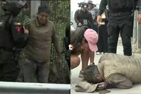 ¡Rescate en plena emergencia! Hallan a hombre herido y desorientado en acantilado durante incendio en la ...