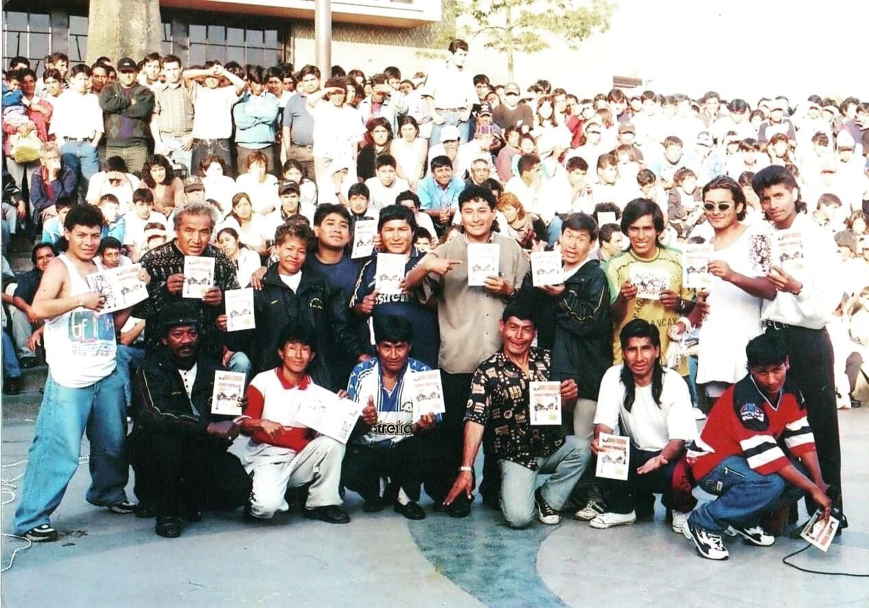 El 'Chino Risas' se convirtió en un referente del humor callejero. (Foto: Archivo personal)