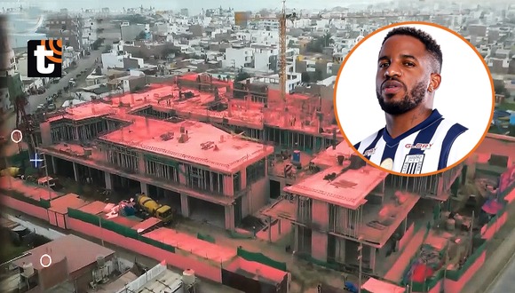 Jefferson Farfán es captado supervisando construcción de su centro comercial
