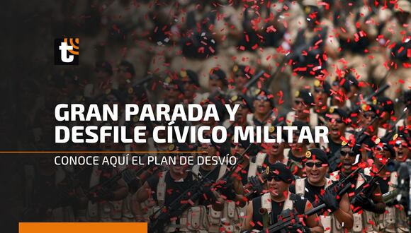 Gran Parada y Desfile Cívico Militar 2023 en la Av. Brasil: conoce el plan de desvíos