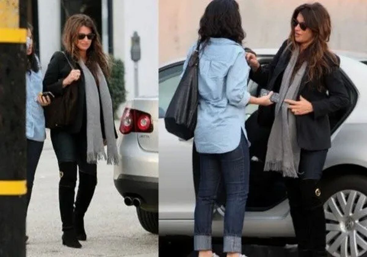 La artista española saliendo de su vehículo (Foto: tork.news)