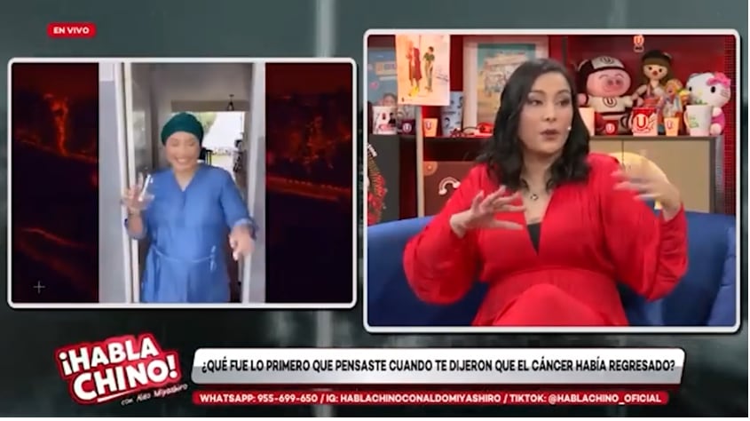 Natalia Salas dice que técnicamente el cáncer no ha vuelto, sino que una partícula se posó en su vértebra.