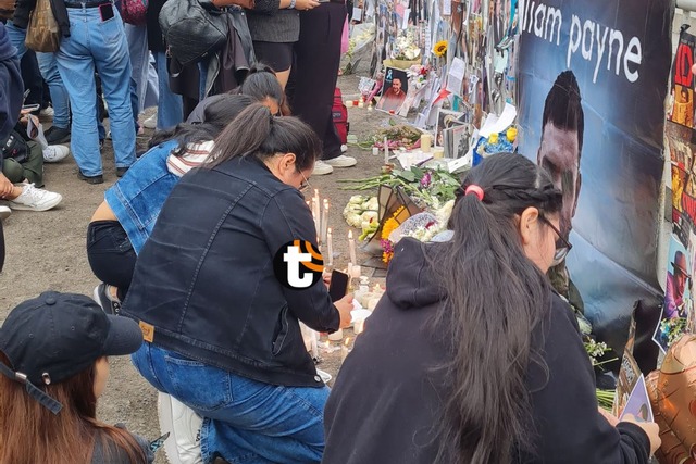 Liam Payne: Fans peruanas realizan homenaje con fotos y velas en Campo de Marte (Fotos: Jacqui Pajuelo @diariodejpasion)