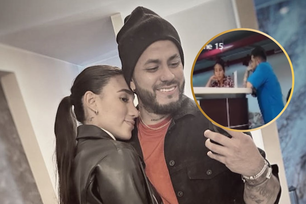 Samahara Lobatón y Bryan Torres juntos en clínica