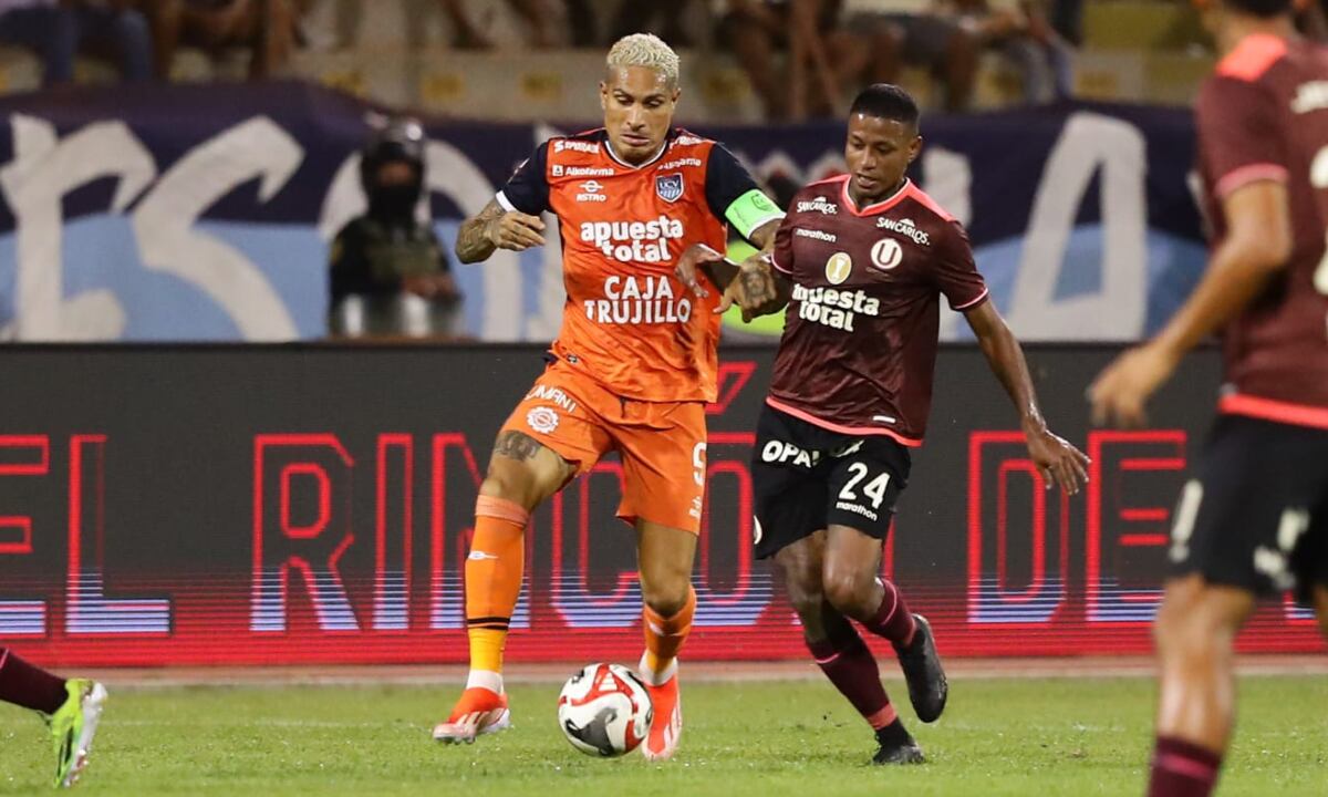 Paolo Guerrero jugó en el empate entre Universitario y César Vallejo. (Foto: Jesús Saucedo / GEC)