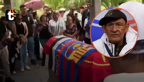 TROME - Hugo ‘Cholo’ Sotil: cuerpo del exfutbolista llegan al cementerio de Huachipa para ser sepultado