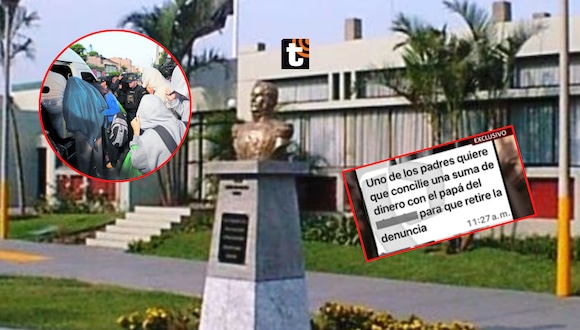 Filtran chat donde revelan que padre de escolar investigado por agresión sexual en Liceo Naval habría ofrecido dinero para retirar denuncia
