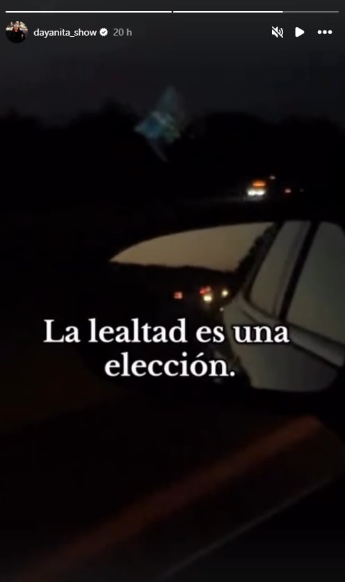 La publicación que compartió en sus redes sociales.