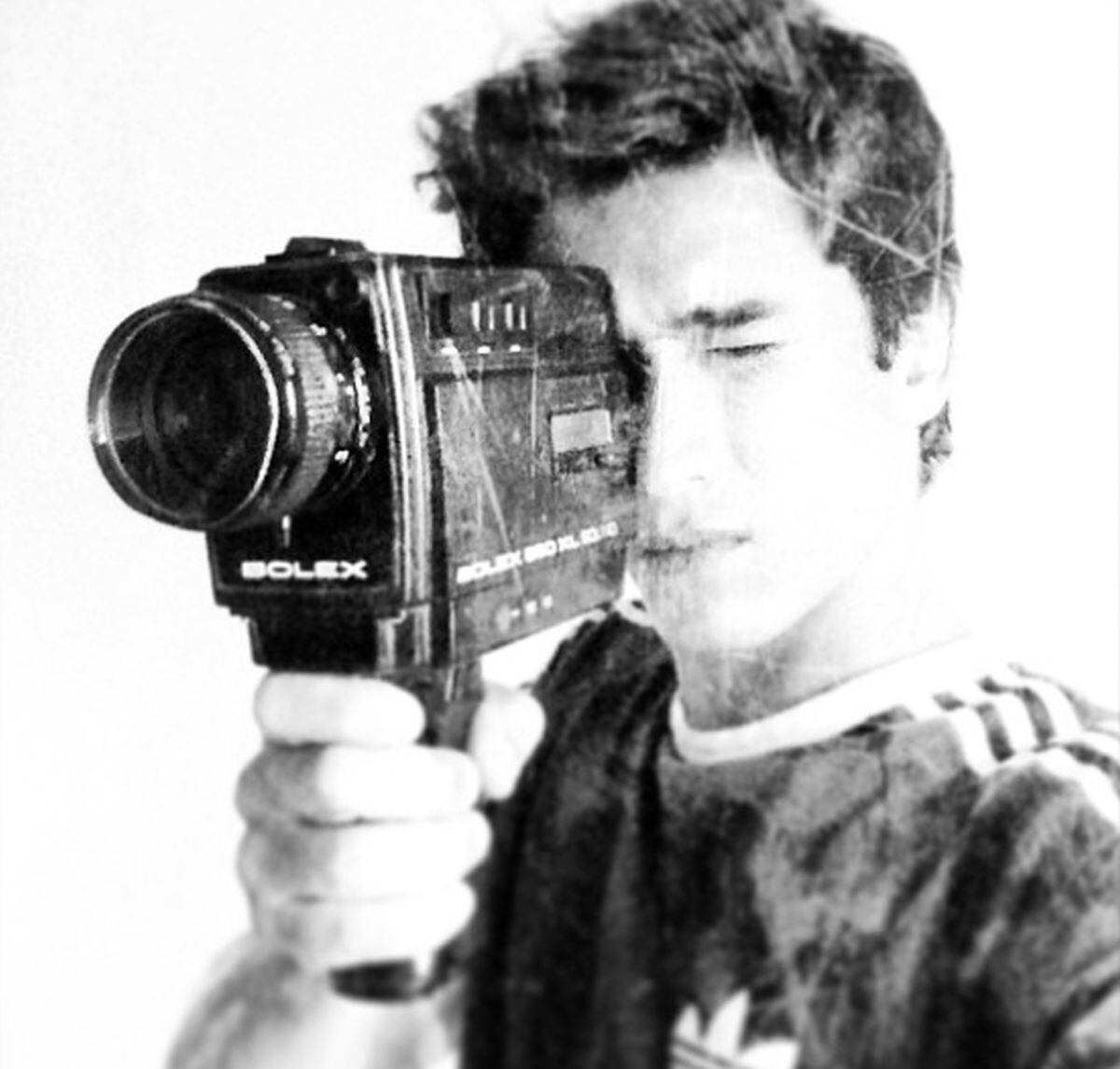 La cámara fotográfica del actor, su gran compañera (Foto: Juan Pablo Urrego / Instagram)