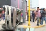 Vendedora de emoliente salva de morir en impactante accidente en la avenida Arequipa | VIDEO