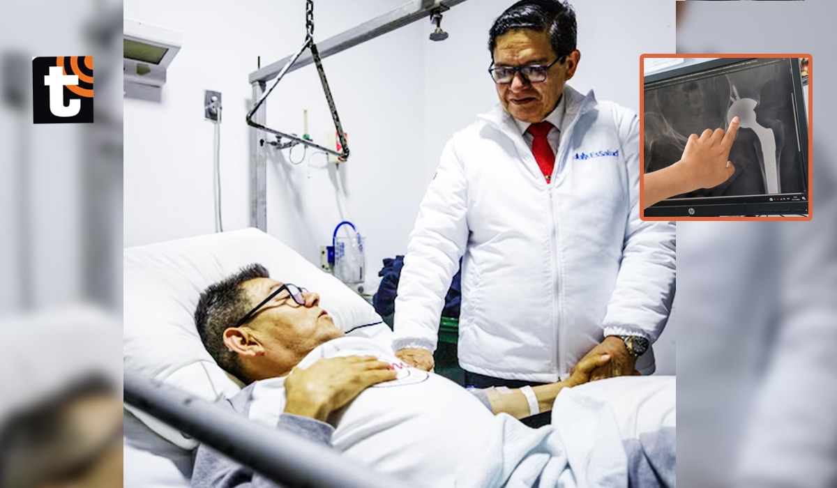 Dilbert Aguilar comentó la importancia del apoyo que recibió en el hospital Rebagliati.