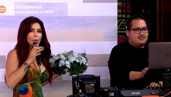 Milena Zárate cuadra en vivo a DJ