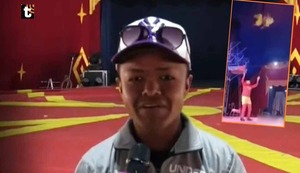 Habla ‘Pulgarcito’, el payasito del circo de Edwin Sierra, que sufrió impactante caída: “No fue nada grave, todo fino”