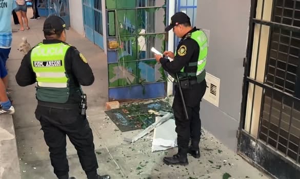 Policía investiga atentado en gimnasio de Ancón.(Foto: Redes sociales)