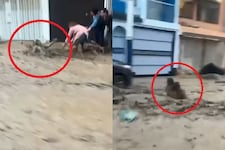 Arequipa: Torrentera El Chullo arrastra a anciana y menor en Yanahuara | VIDEO