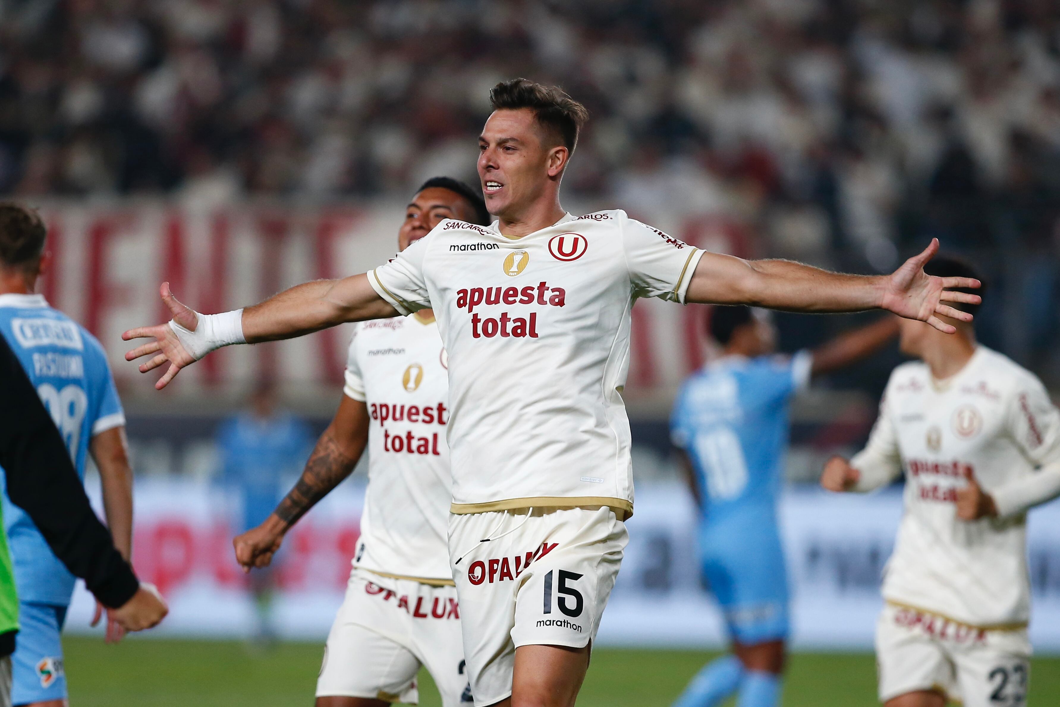 Diego Churín marcó cinco goles en el torneo local y ninguno en la Libertadores. (Foto: Fernando Sangama / @photo.gec)