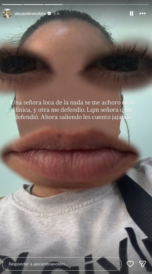 Aleska Zambrano cuenta incómodo episodio en clínica y termina enfrentando a una mujer frente a todos.