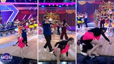 Lisandra Lizama cae en pleno set de ‘Mande quien mande’