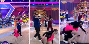 Lisandra Lizama cae en pleno set de ‘Mande quien mande’