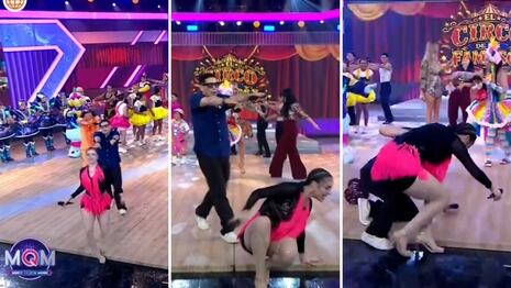 Lisandra Lizama cae en pleno set de ‘Mande quien mande’
