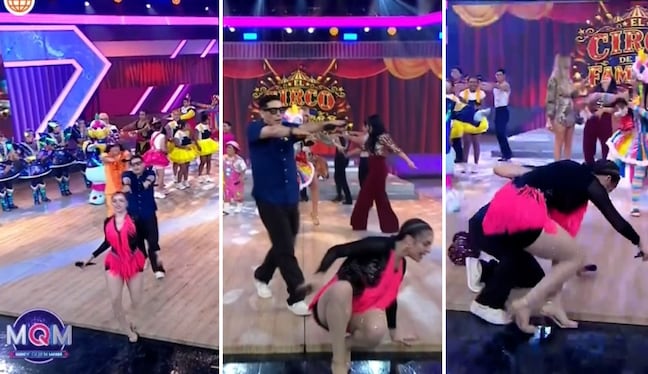 Lisandra Lizama cae en pleno set de ‘Mande quien mande’