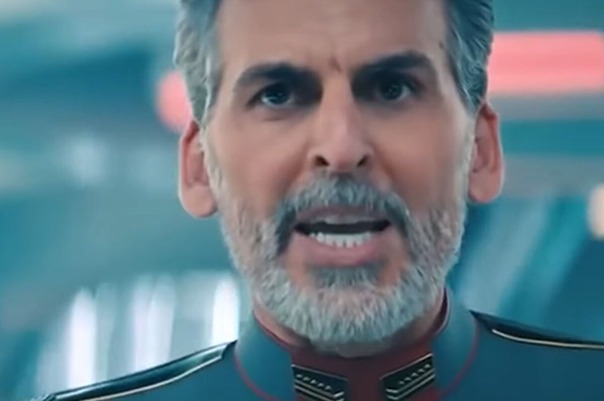 Oded Fehr en "Star Trek: Discovery" como el Almirante Charles Vance (Foto: CBS / Paramount+)