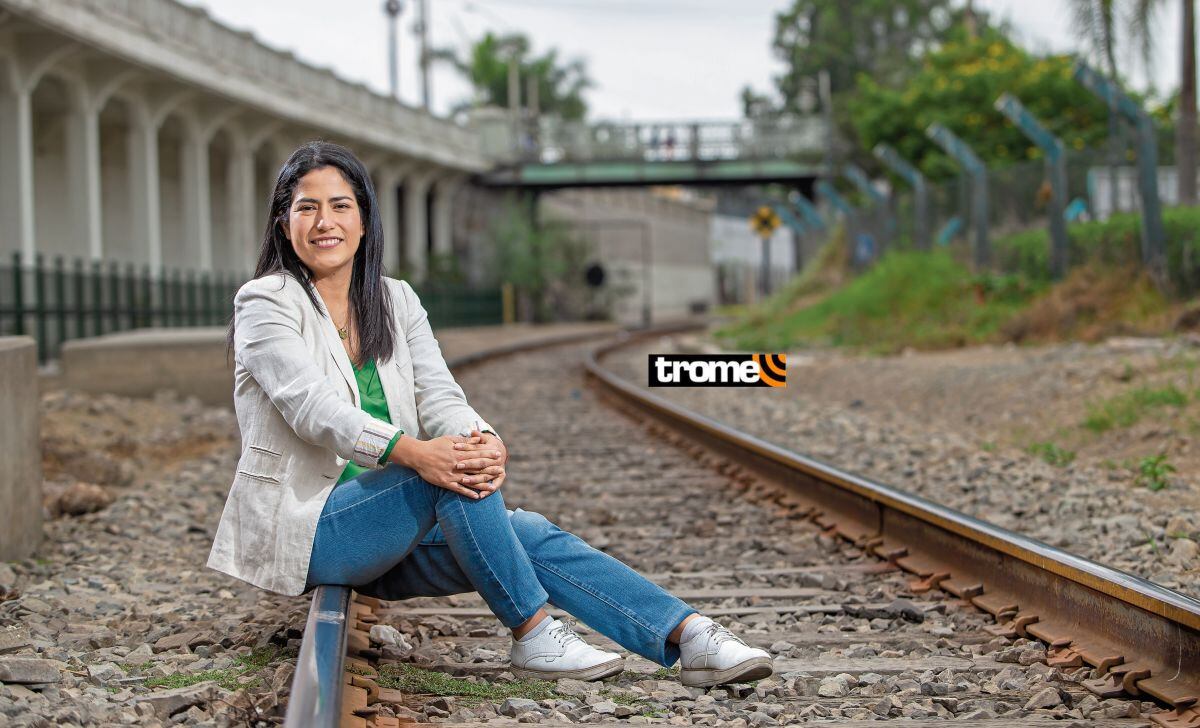 Pierina Lazarte, ministra de Transportes, se destapa con Trome. (Foto: Allengino Quintana)